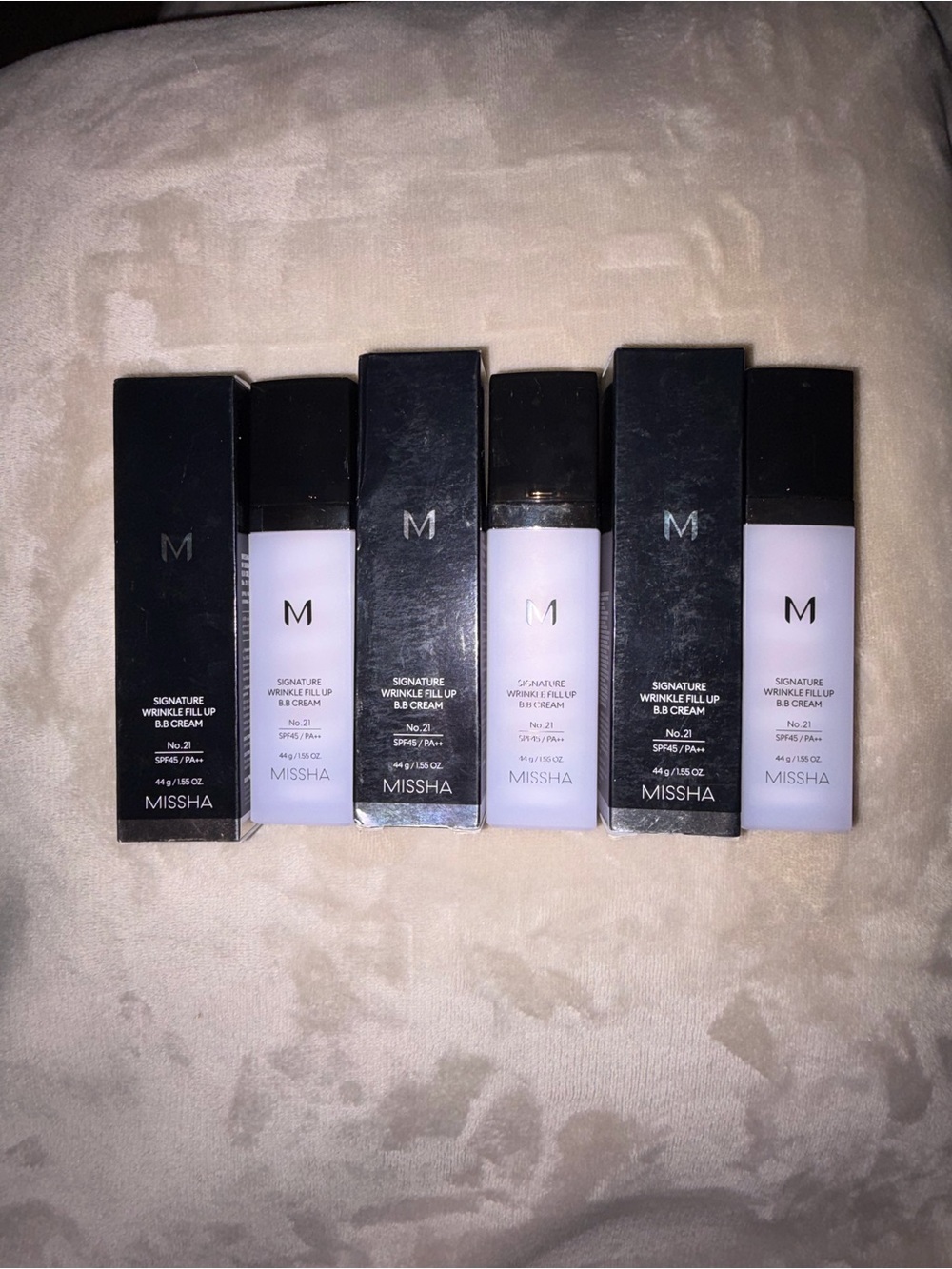Missha Signature Wrinkle Fill-Up BB Cream (No.21 - Light Beige)  ***Bundle of 3*
